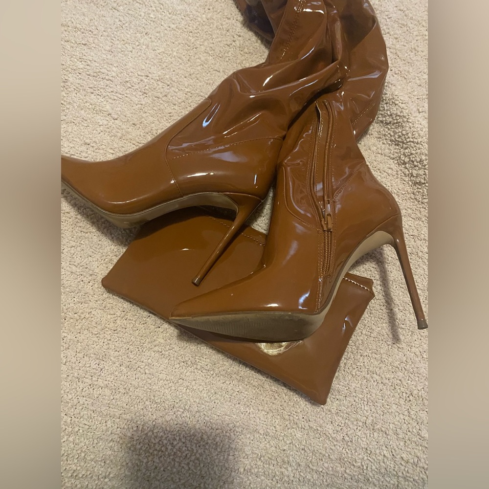 Steve Madden Vava Cognac Stiletto Boot And Matchi… - image 6